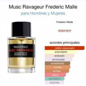 Inspirado en Musc Ravageur de Frederic Malle EDP.