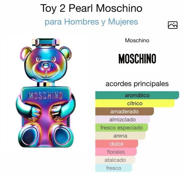 (W6) Inspirado en Toy 2 Pearl de Moschino EDP.
