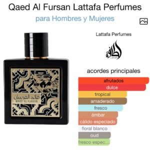 (W006) Inspirado en Qaed Al Fursan de Lattafa EDP.