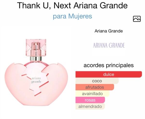 (D123) Inspirado en Thank U, Next de Ariana Grande EDP. (Disponible a partir del 22 de octubre).