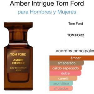 Inspirado en Amber Intrigue de Tom Ford EDP.
