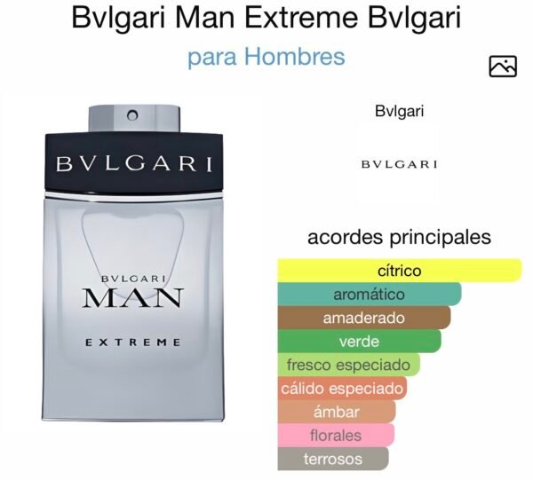 (X05) Inspirado en Bvlgari Man Extreme de Bvlgari EDP.