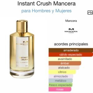 Inspirado en Instant Crush de Mancera EDP.