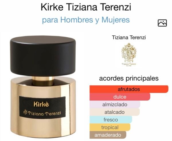 Inspirado Kirke de Tiziana Terenzi EDP.