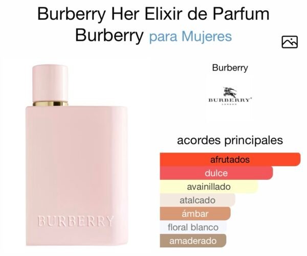(D155) Inspirado en Burberry Her Elixir de Parfum de Burberry EDP. (Disponible a partir del 22 de octubre).