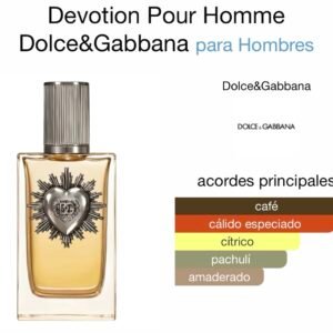 (Z186) Inspirado en Devotion Pour Homme de Dolce&Gabbana EDP. (Próximamente).