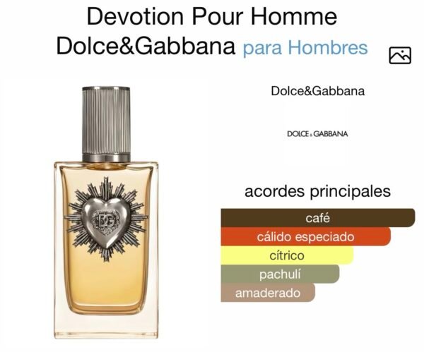 (Z186) Inspirado en Devotion Pour Homme Dolce&Gabbana EDP. (Próximamente).