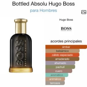 (Z187) Inspirado en Bottled Absolu de Hugo Boss EDP. (Próximamente).