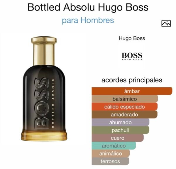 (Z187) Inspirado en Bottled Absolu Hugo Boss EDP. (Próximamente).