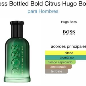 (Z189) Inspirado en Boss Bottled Bold Citrus Hugo Boss EDP.