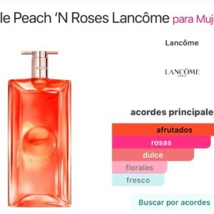 (F104) Inspirado en Idôle Peach ‘N Roses Lancôme EDP.
