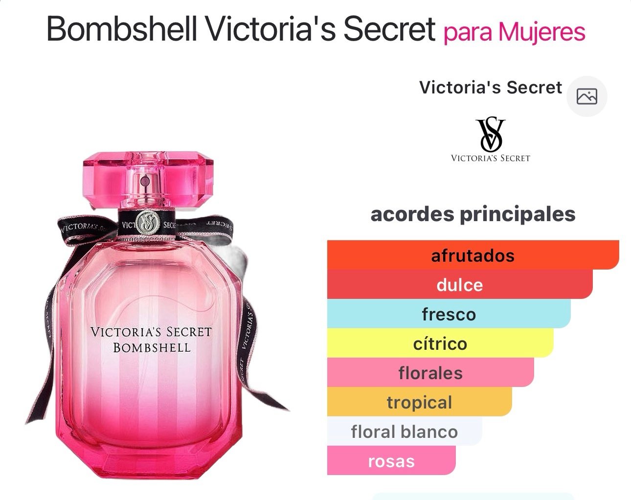 (D158) Inspirado en Bombshell Victoria's Secre EDP.