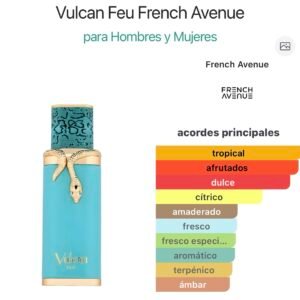 (T003) Inspirado en Vulcan Feu de French Avenue
