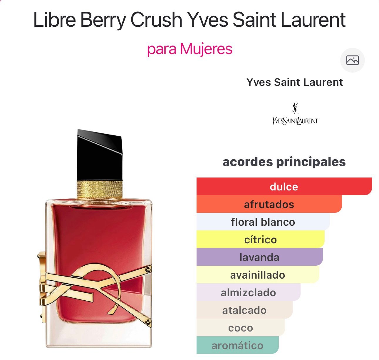 (F112) inspirado en Libre Berry Crush de Yves Saint Laurent
