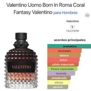 (ARB M 01) Inspirado en Valentino Uomo Born In roma coral
Fantasy de Valentino edp.