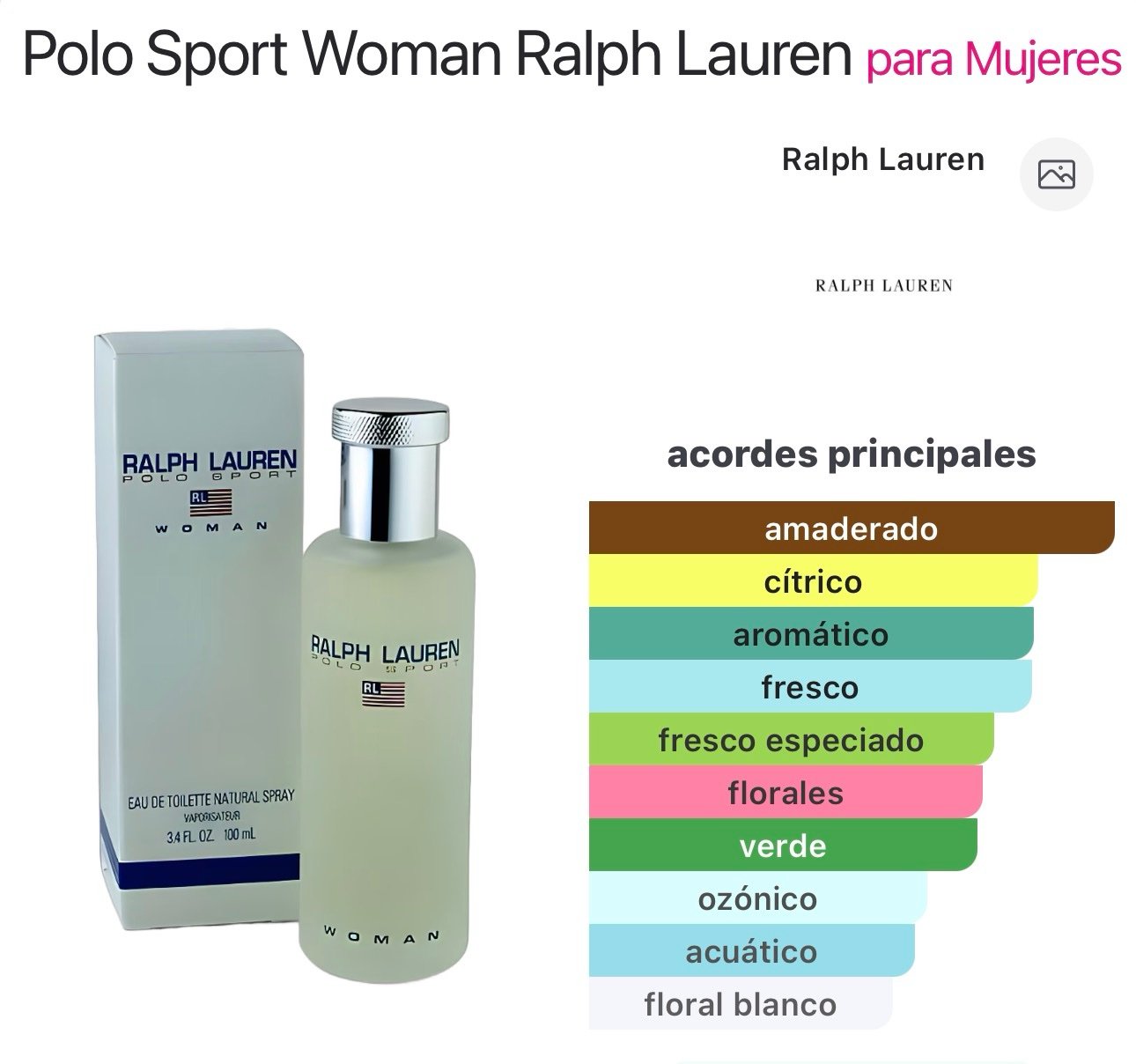 (D161) inspirado en Polo Sport Woman de Ralph Lauren