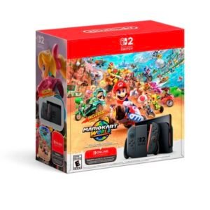 Nintendo Switch 2 + Mario Kart World (más 4 juegos )está como nuevo